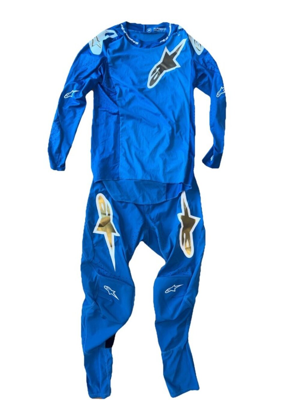 Alpinestars Supertech Jersey Pants 32 Bruin Blue Professional Race Motocross  X1